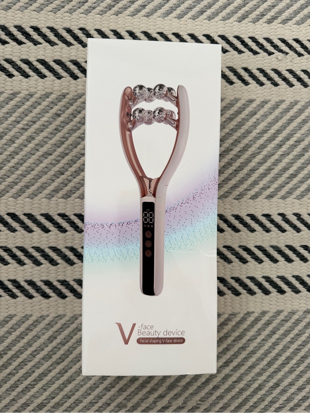 V-Face Beauty Device — Rose Gold Facial Shaping Tool